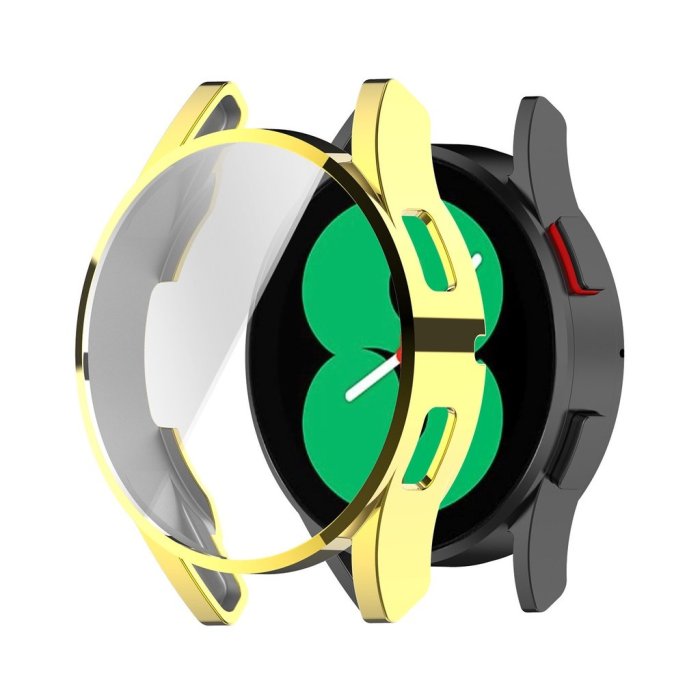 熱銷 新品 適用三星galaxy watch4手錶錶殼 watch 4 40/44mm全包電鍍矽膠軟殼 防塵 防摔保護套