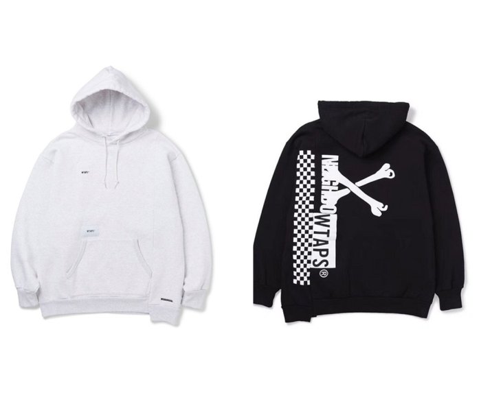 希望商店】WTAPS X NEIGHBORHOOD RIPPER HOODED 19AW 聯名骨頭帽T