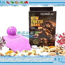 【魚店亂亂賣】諾摩NOMO蛋殼型水龜固定式浮台/曬台/兩棲烏龜島15X10.5x8.5cm(小)紫色NF-02