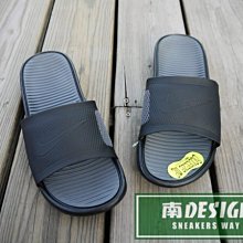 南◇現 NIKE BENASSI SOLARSOFT SLIDE 軟底  黑灰 拖鞋 431884-001