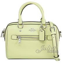 【茱麗葉精品】全新精品 COACH 專櫃商品 C9950 馬車LOGO手提兩用迷你波士頓包.青檸綠 現貨