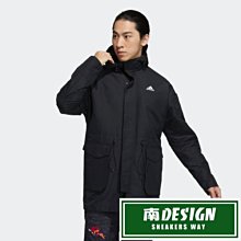 南◇2021 1月 ADIDAS CNY JKT TOP 外套 H37917 黑色 內裡絨襯 大口袋 休閒 連帽外套