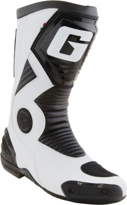 伊摩多※義大利 GAERNE 賽車靴 G-EVOLUTION FIVE 複合防滑橡膠鞋底2425-004  。白