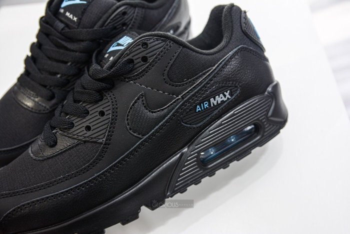 免運 Nike Air Max 90 DC4116-002 Black Laser Blue 黑 藍 氣墊鞋【GL代購】