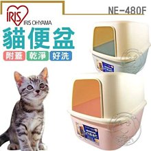 【🐱🐶培菓寵物48H出貨🐰🐹】IRIS》NE-480F貓便盆 (桃│青│茶色)內空間寬敞