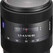 展示機出清！SONY  SAL-1680Z 卡爾蔡司 16-80mm T* F3.5-4.5 公司貨 標準變焦蔡司鏡