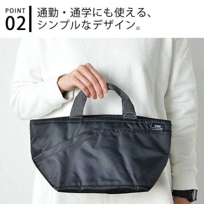 日本專業品牌 PIATTO 質感超讚 男女都愛 保冷保熱2用 手提保溫袋 便當包 午餐袋 手提包 保冷包（PBB3）