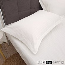 【LUST】《五星級飯店》100% 精梳棉/純棉40S【雙人床包6X6.2尺/歐式枕套】