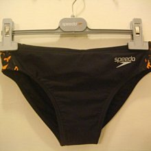 -TAKADA 高田家- 全新正品 SPEEDO  LYCRA 萊卡系列 黑色底普普風腰頭拼接 三角泳褲