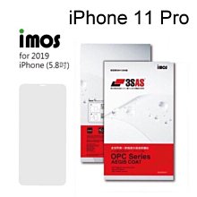 免運【iMos】3SAS系列保護貼 iPhone 11 Pro (5.8吋) 超潑水、防污、抗刮