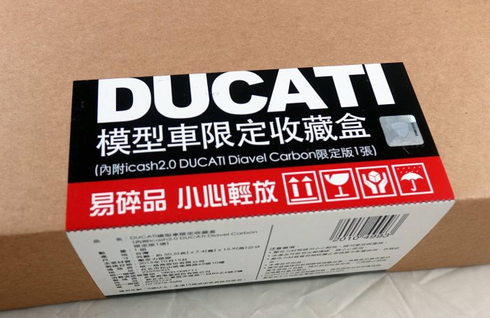 全新從未拆開來過【DUCATI 模型車限定收藏盒】只有一套！低價起標無底價！(下標前務必詢問是否有存貨！)