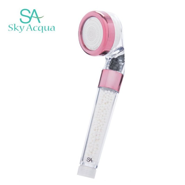 Sky Acqua 天之境 微型淨水器 家用蓮蓬頭-萊茵之星(黑／粉／金)