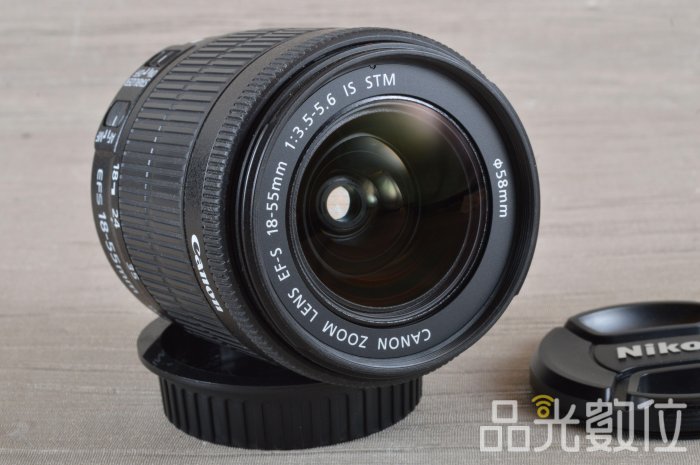 【品光數位】Canon EF-S 18-55mm F3.5-5.6 IS STM 標準鏡頭 #125214