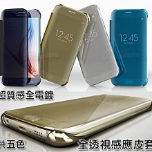 全透視感應皮套 S6/S6 edge plus/A5/A7/A8/J7/Note 4 5 Note8 Clear View 鏡面手機殼/智慧顯影手機套/保護套