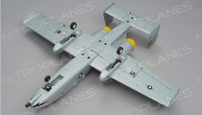 《TS同心模型》A-10 /A10疣豬攻擊機 可收腳 閃電塗裝 雙發64mm導風扇空機 (EPO)