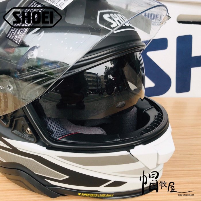 【帽牧屋】日本 SHOEI GT-AIR II INSIGNIA TC-5 全罩安全帽 公司貨 內墨片 透氣 消光黑/灰