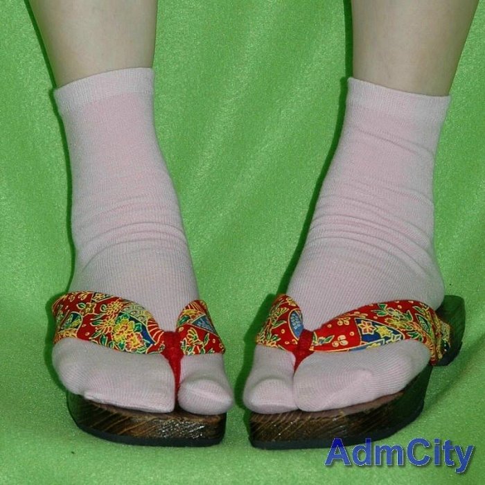 日本夾腳襪忍者襪兩指襪 交換禮物趣味選擇 淡粉紅色 Y314toe02