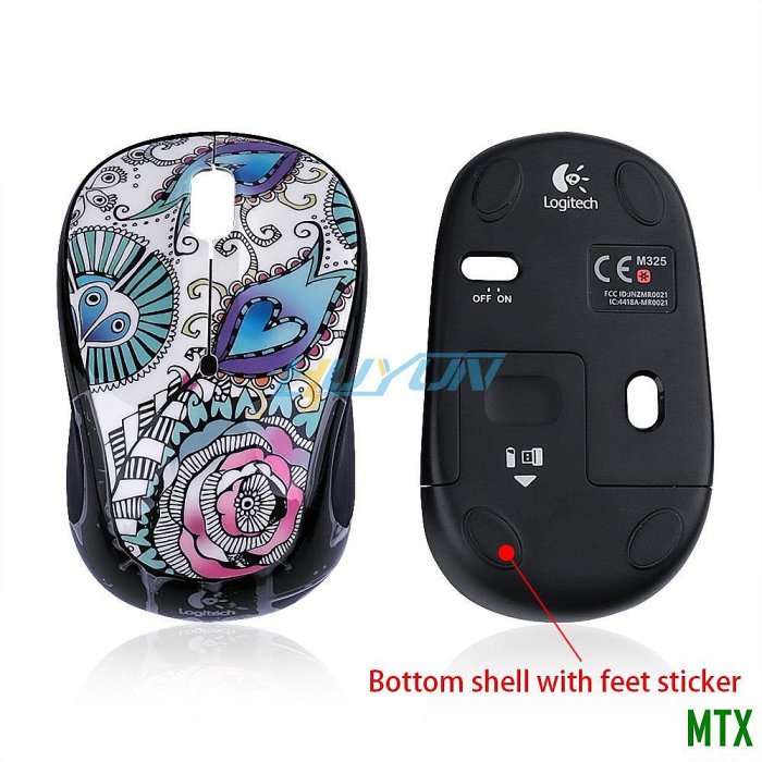 MTX旗艦店羅技Logitech滑鼠外殼羅技 全新M325/M325C滑鼠滑鼠殼 外殼 上殼 底殼 配件