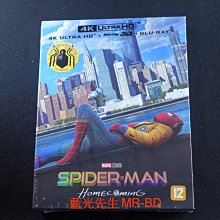 [藍光先生4K] 蜘蛛人：返校日 UHD+3D+2D 三碟A2鐵盒版 Spider-Man : Homecoming