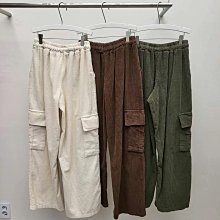 【2023山東拾貳月號】23SS！韓國製  YOOM  燈芯絨工作褲