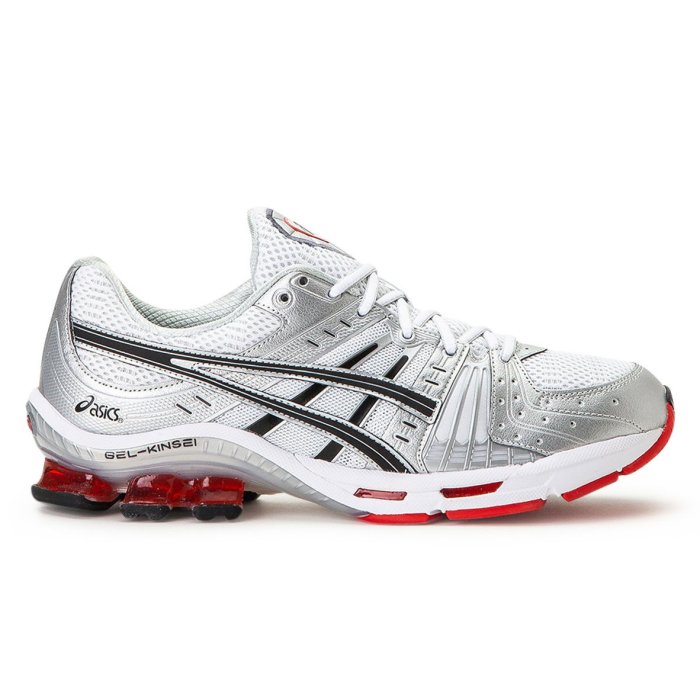 R'代購 ASICS GEL-KINSEI OG 白銀紅 科技 復古 日本武士盔甲 1021A117-101 男女