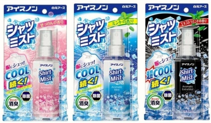 ❈花子日貨❈日本製 白元 衣物 降溫 除臭 涼感噴霧 100ml 現貨