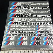 YP逸品小舖 BMW MPOWER 高清噴繪 套裝 反光 防水 貼紙 320d 330 318 325 520 x5