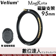 Velium 銳麗瓏 MagRota Base 磁旋支架 95mm［附磁吸鏡頭蓋＋收納包］磁吸 快裝