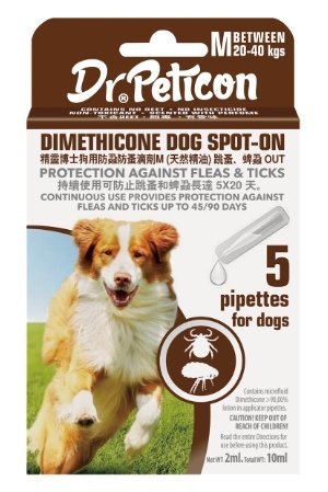 【阿肥寵物生活】精靈博士 Dr.Pet系列純天然除蚤滴劑 犬精油驅蚤滴劑M  寵物滴劑 除蟲 驅蟲