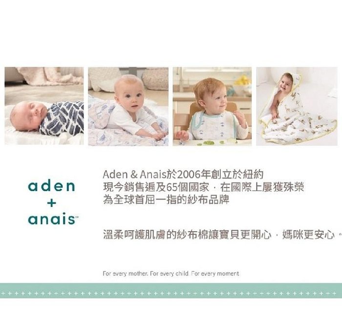 Aden & Anais經典多功能包巾4入(ADESWC40031鄉間小花) 1344元