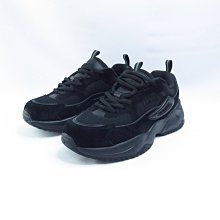 FILA 休閒鞋 4C106X001 復古老爹鞋 厚底 橡膠大底 整數碼 黑