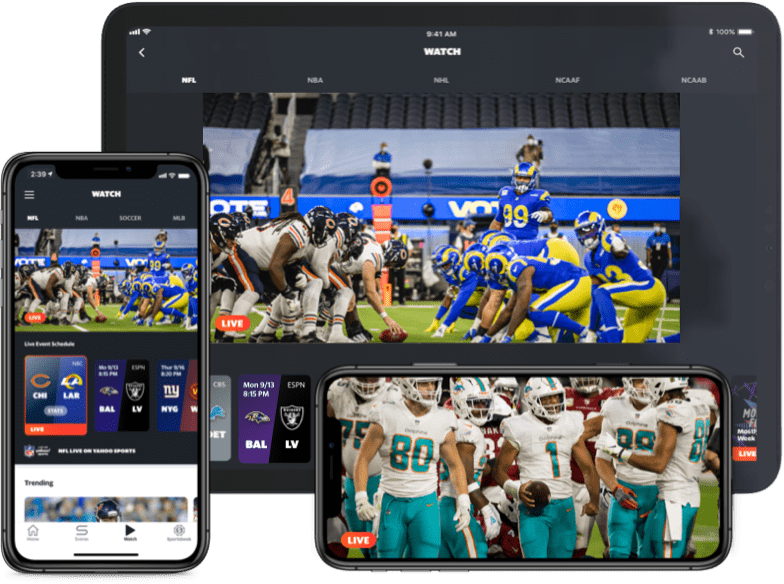 watch nfl games live on yahoo sports