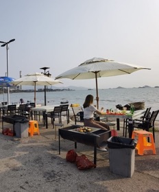 龍鼓灘海邊BBQ