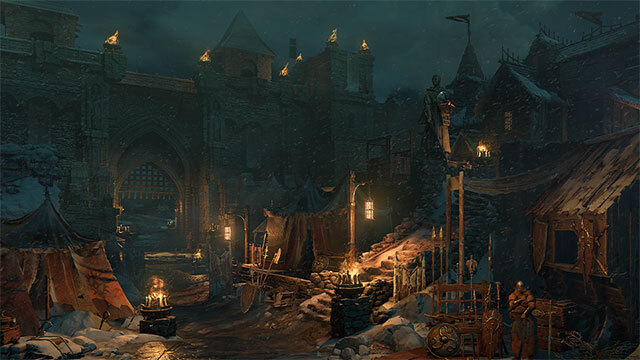 Concept art from Diablo