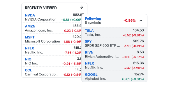 Premium screener slides