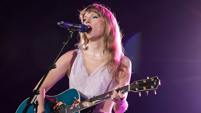 SINGAPORE - MARCH 02, Taylor Swift performs during "Taylor Swift | The Eras Tour" at the National Stadium on March 02, 2024 in Singapore. (Photo by Ashok Kumar/TAS24/Getty Images for TAS Rights Management)