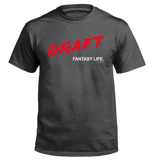 Buy Tshirt with printed text saying D.R.A.F.T Apparel. Get 15% off with code Yahoo15FL