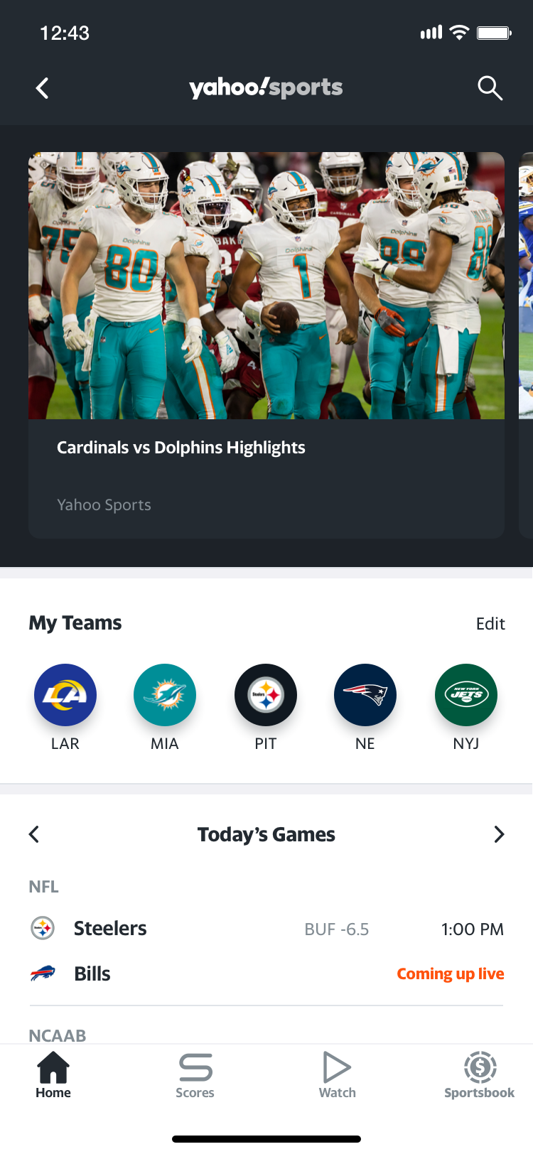 Yahoo Sports: Scores and News on the App Store