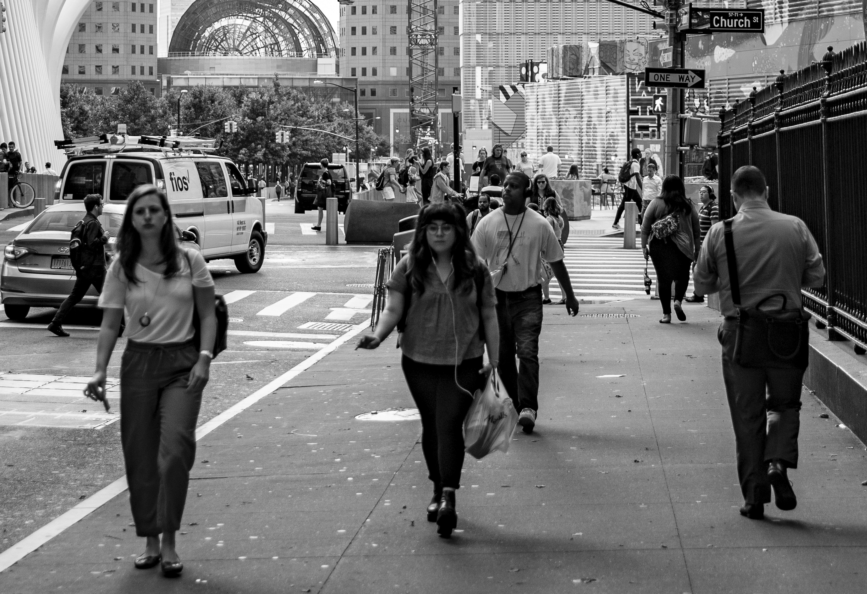 Fulton Street near St. Paul's Church