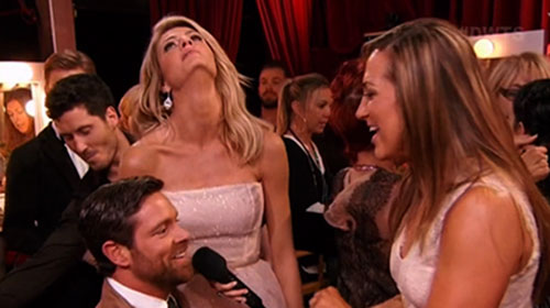 Did Erin Andrews roll eyes at 'DWTS' proposal?