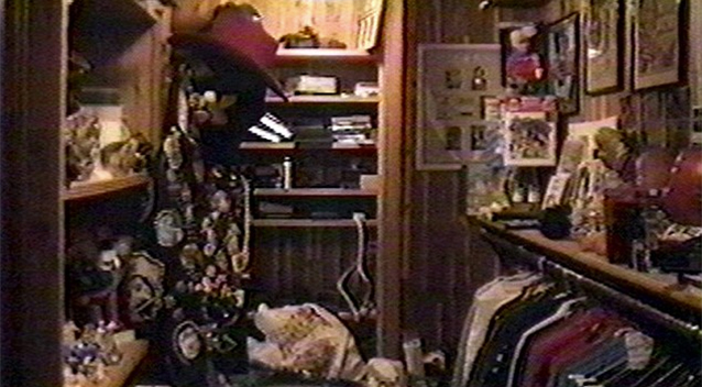 Closet Jackson Photo: Splash News Jackson's hidden closet was located at the back of his walk-in wardrobe. Photo: Splash News