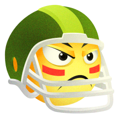 Sideline Staples - Football Player Emoji