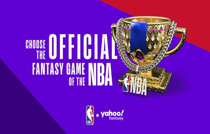 Yahoo Fantasy NBA image, the official fantasy game of the NBA: \nPlay Fantasy NBA at https://basketball.fantasysports.yahoo.com/