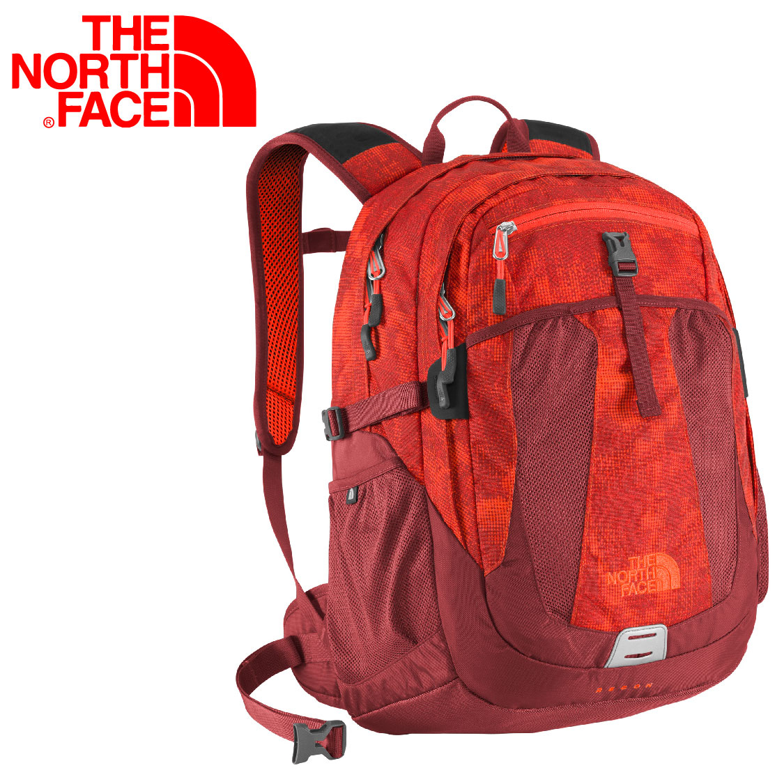 【The North Face 29L 15吋電腦背包 亞克力橘織紋】CE81/筆電/電腦/登山/旅行包★滿額送