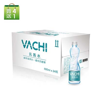 VACHI元炁水 鎂萃海洋深層水買四送1(共120瓶)