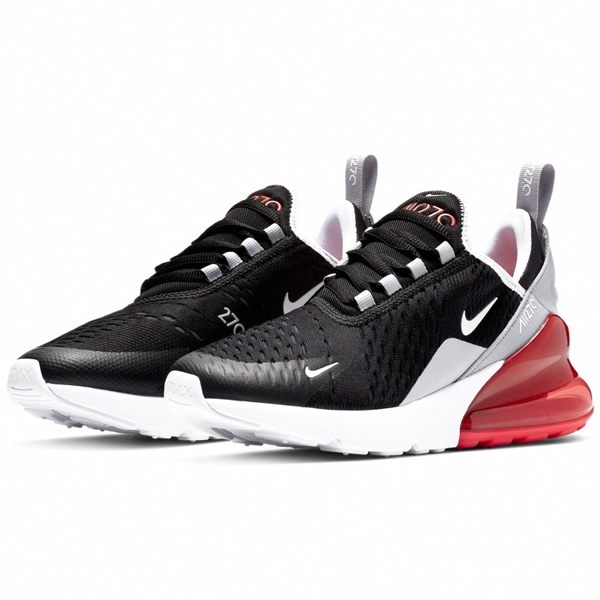 NIKE Air Max 270 GS 女鞋 大童 慢跑 休閒 氣墊 避震 黑 紅【運動世界】943345-013