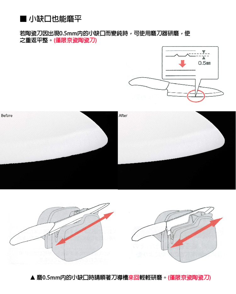 【KYOCERA】日本京瓷陶瓷電動磨刀器(陶瓷刀/不銹鋼刀皆可)