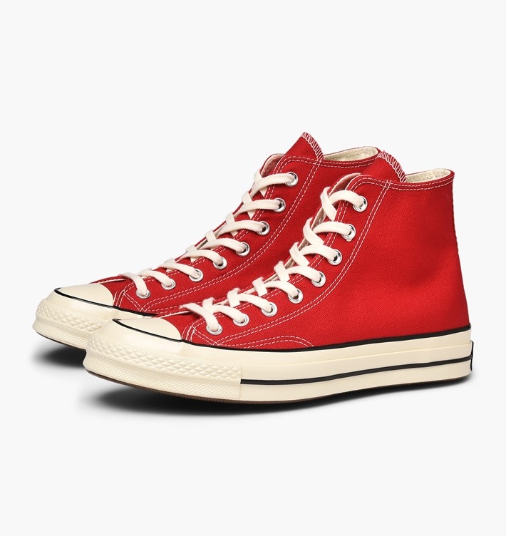 CONVERSE-紅色高筒帆布鞋-NO.164944C