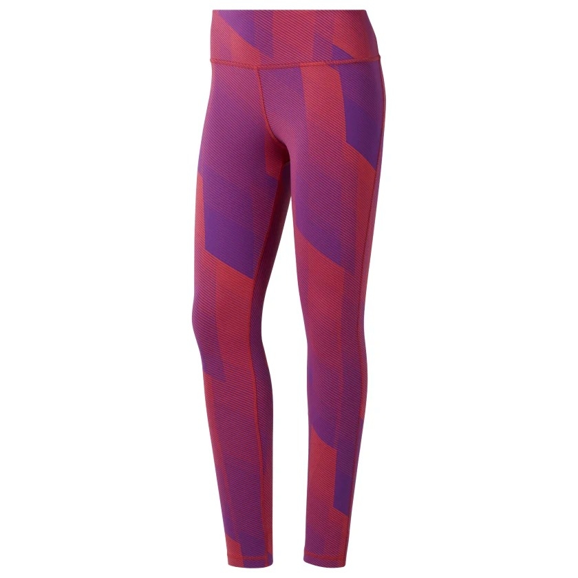 REEBOK LUX TIGHTS 2.0 女裝 緊身 慢跑 訓練 健身 排汗 透氣 舒適 紫紅【運動世界】EC1110