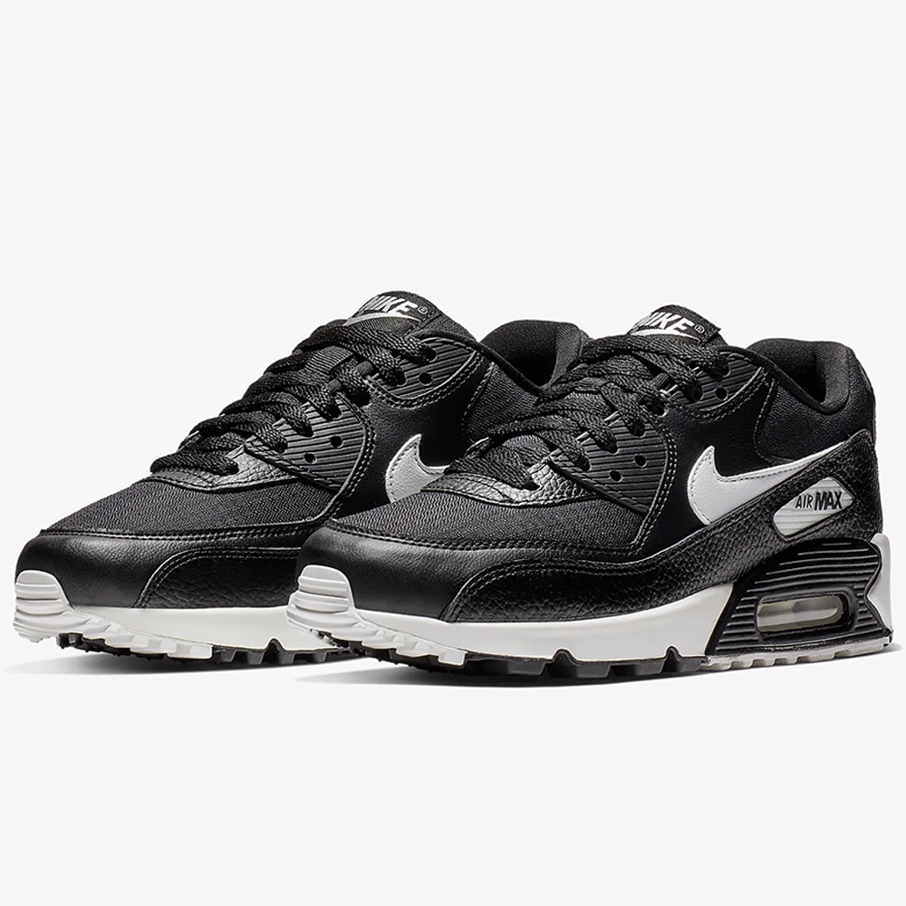 ★現貨在庫★ NIKE Air Max 90 女鞋 男鞋 休閒 復古 氣墊 避震 皮革 網布 黑 【運動世界】 325213-060